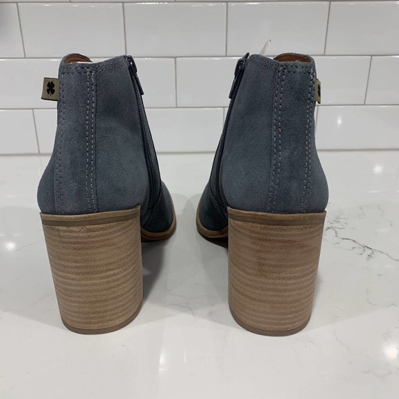 Lucky Brand | Bootie Pellyon Heeled Suede Gray Ankle - Picture 4 of 7